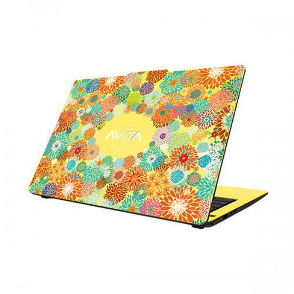 Picture of Avita Liber V14 Core i5 11th Gen 14" FHD Laptop Flowers on Yellow