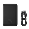 Picture of Baseus Magnetic Mini Wireless Fast Charge Power Bank 10000mAh 20W Black （With Xiaobai Series fast charging Cable Type-C to Type-C 60W(20V/3A) 50cm Black)